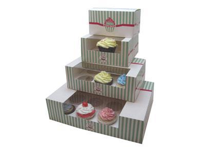 Scatola per cupcake in cartone